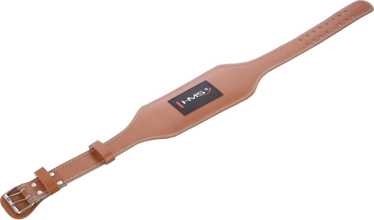 Centură de haltere din piele HMS pentru genuflexiuni și îndreptări