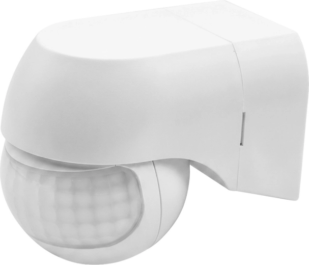 Senzor de mișcare PIR infraroșu Maclean 180° pentru control automat al iluminatului 12–24 V DC