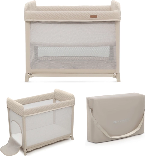 Pătuț de călătorie KINDERKRAFT Moon Dream Beige