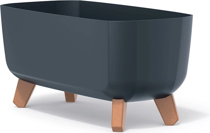 Ghiveci cu piciorușe Gracia Case 39 cm antracit