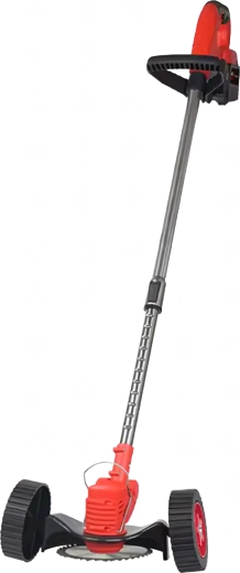 Trimmer de grădină cu acumulator și roți – set XXL