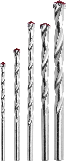 Set de burghie pentru zidărie 4–10 mm, 5 buc.