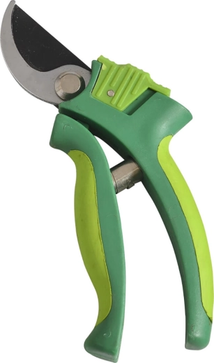 Foarfecă de grădină 18 cm cu lame din oțel, diametru de tăiere 15 mm