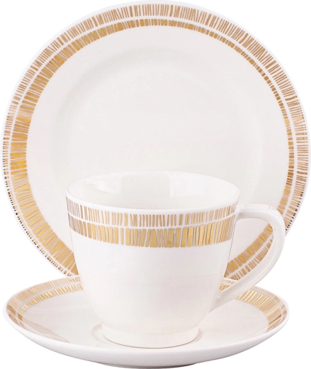 Mariapaula ecru set de cafea Nova Solaris pentru 6 persoane, 18 piese