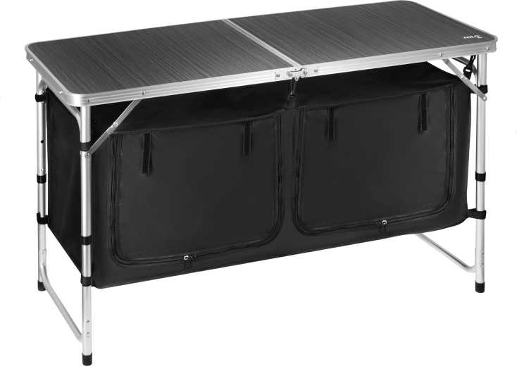 Masă de camping pliabilă Nils Camp NC3405 cu organizator