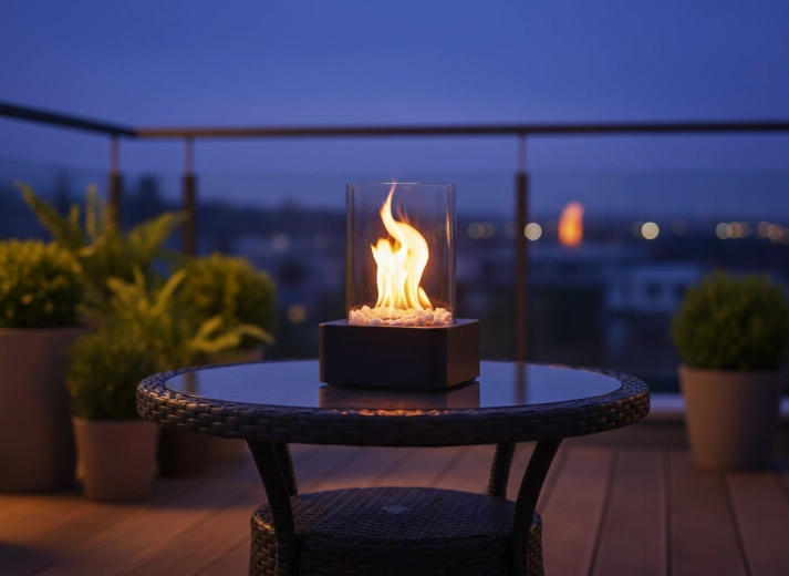 Ecranare din sticlă sigură și bază stabilă