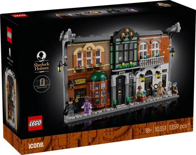 Lego Icons Sherlock Holmes: nișă de carte (book nook)