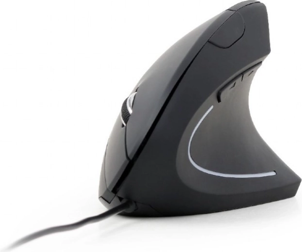 Mouse optic ergonomic cu 6 butoane, negru