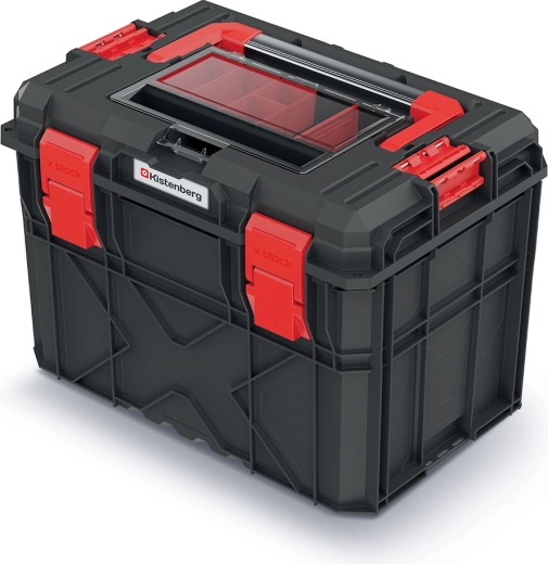 Geantă pentru scule X BLOCK ALU LOG 546 × 380 × 407 mm, negru