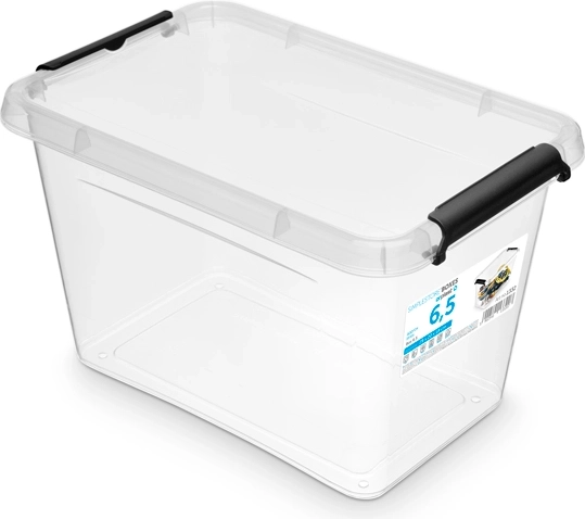 SimpleStore cutie de depozitare cu capac 6,5 l