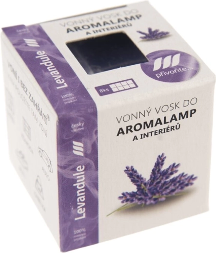 Cuburi de ceară parfumată cu lavandă 8 buc (30 g)