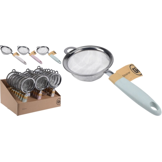 Strecurătoare de bucătărie din inox cu mâner ergonomic 23 cm