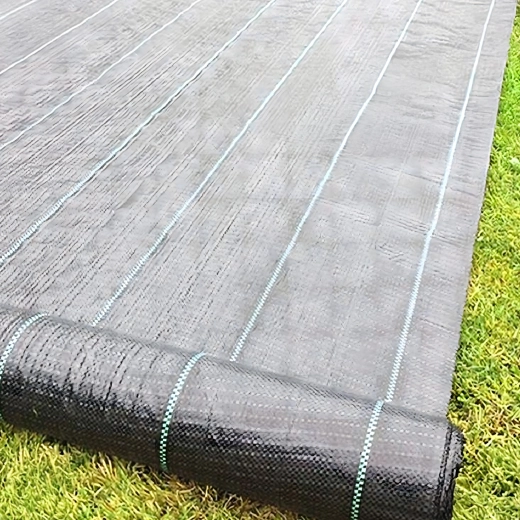 Agrotextil de grădină 70 g/m² 1,6 × 50 m negru UV împotriva buruienilor