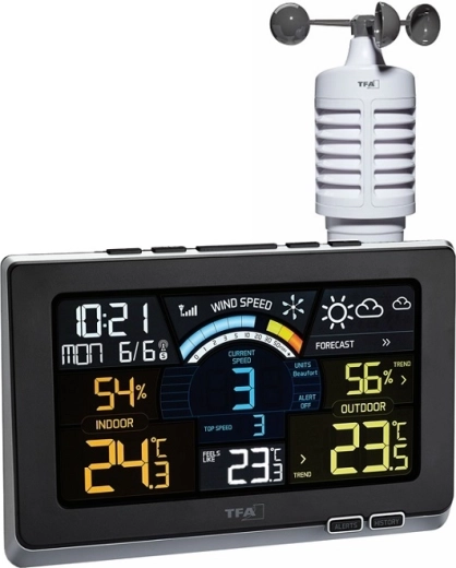 TFA Spring Breeze stație meteorologică wireless cu anemometru
