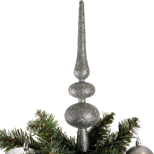 Coroană sclipitoare de 30 cm ca accent final