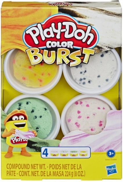 Pachet de plastilină PlayDoh Color Burst Ice Cream