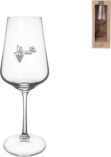Pahar „E timpul pentru vin” 0,35 l