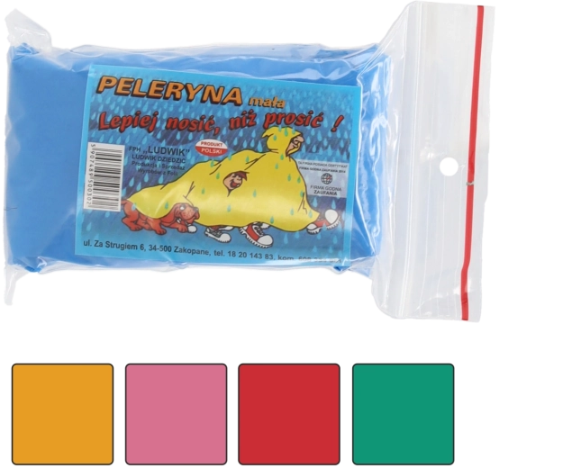 Pelerină de ploaie pentru copii cu glugă, mărime universală