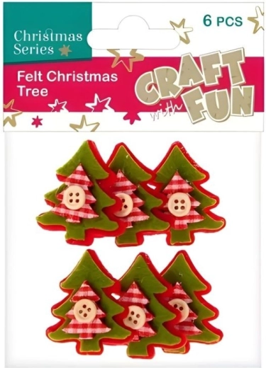 Decorațiune de Crăciun din fetru – brăduț