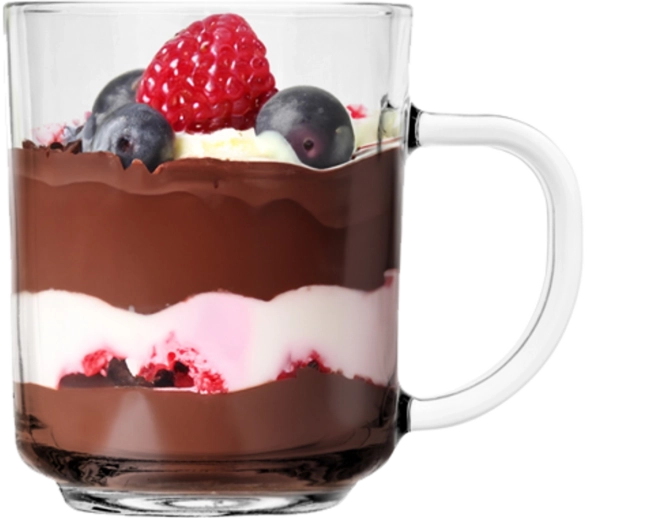 Ideală și pentru deserturi la pahar