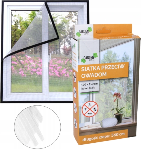 Plasă albă anti-insecte pentru fereastră 150 × 180 cm