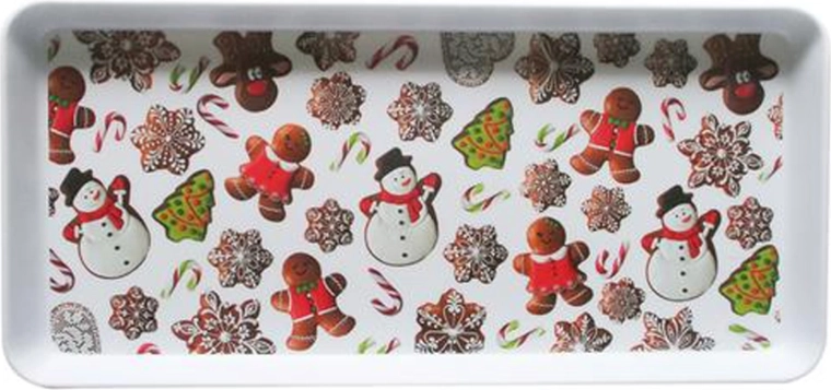 Tavă de servire Crăciun Turtă dulce 35 × 16,5 × 2,3 cm