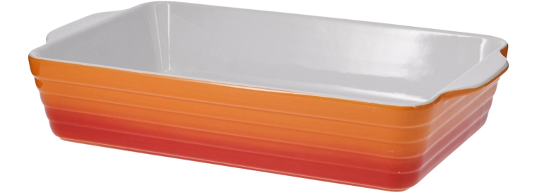 Vas termorezistent pentru copt 36 × 20,5 cm, portocaliu