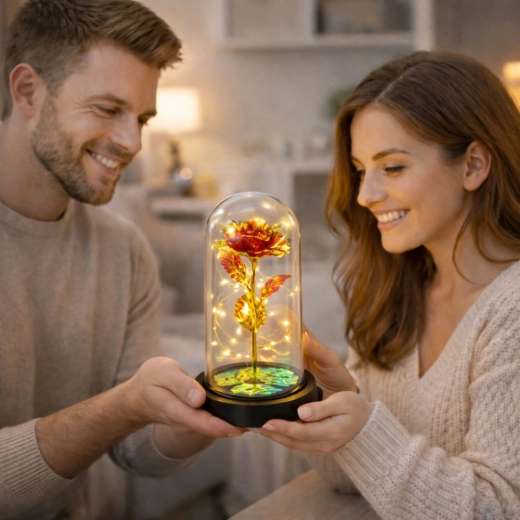 Decorațiune romantică cu lumină