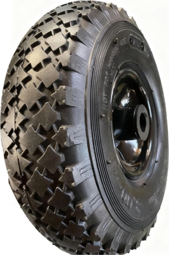 Roată gonflabilă pentru cărucior 260 mm cu disc metalic și rulment cu ace