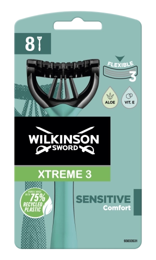 Wilkinson Sword Xtreme 3 Sensitive lame de ras de unică folosință 8 bucăți