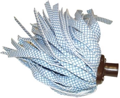 Capăt pentru mop cu filet fin – maro, benzi late