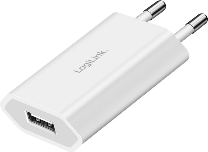 Încărcător de rețea USB‑A 5 W (5 V/1 A) LOGILINK