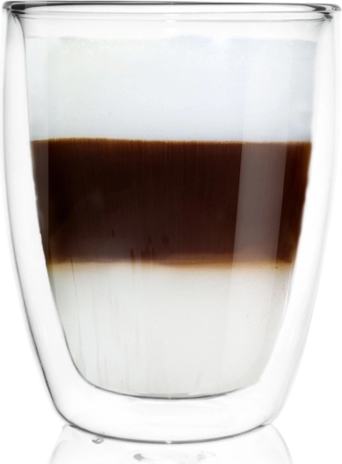 Pahar termo cu perete dublu pentru latte 330 ml
