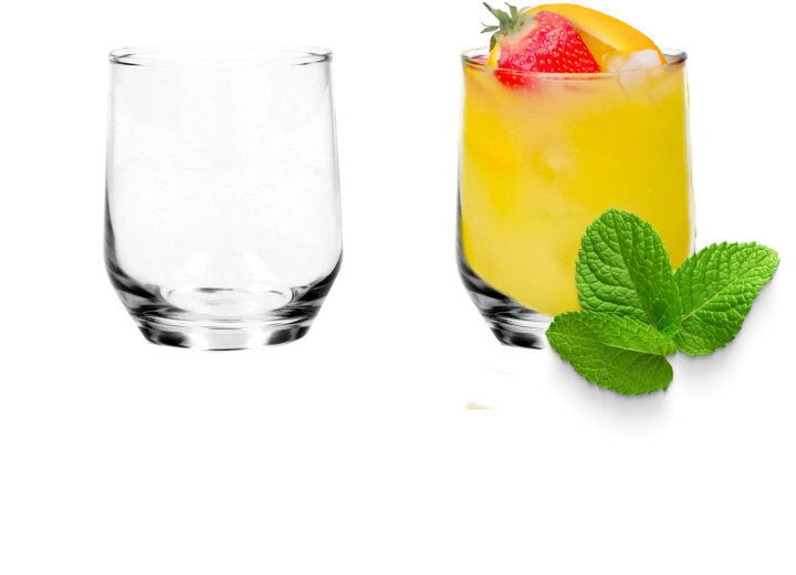 Set de pahare 205 ml din sticlă transparentă, 6 buc.