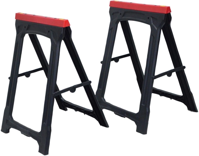 Capră de lucru pliabilă din PP, 2 buc.