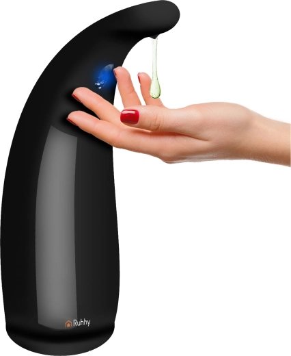 Dozator automat fără atingere pentru săpun Ruhhy, negru