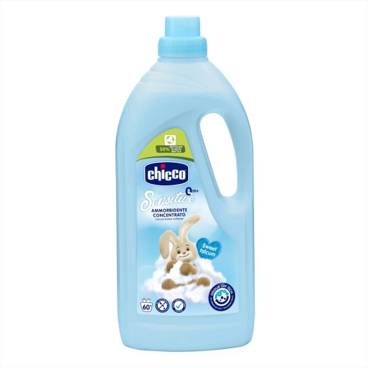Balsam de rufe concentrat Chicco Baby Sensitive Pudră dulce 1,5 l, 60 de spălări