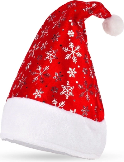Căciulă de Crăciun Santa cu ciucure 43 cm