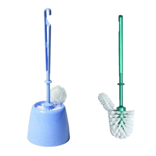 Perie de toaletă mică EKONEX cu suport alb