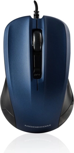 mouse optic cu fir negru-albastru