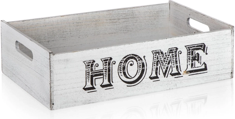 Lădiță decorativă din lemn HOME 41 × 25 × 11 cm