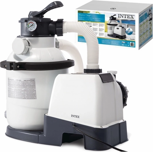 Filtru de nisip pentru piscină 5700 l/h cu tehnologie Hydro Aeration INTEX