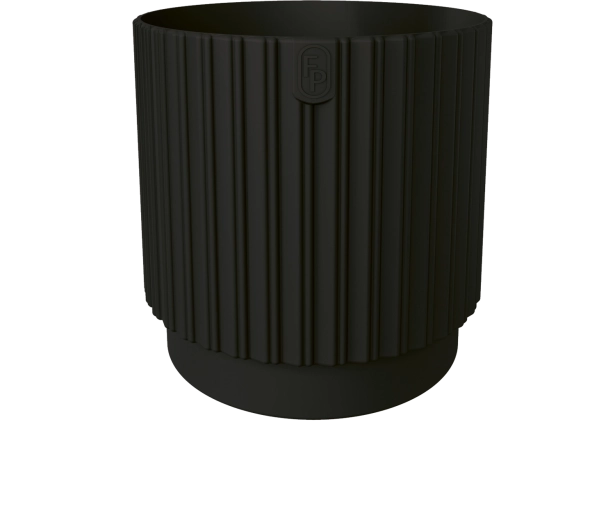 Ghiveci Mika Petit Eco Recycled 22 cm negru
