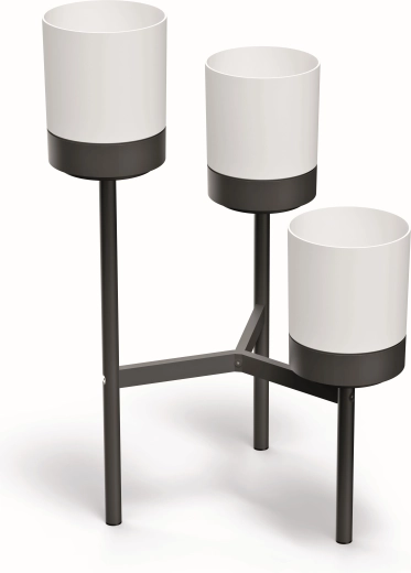 Suport pentru flori Bloomie Stand, alb, 54 cm