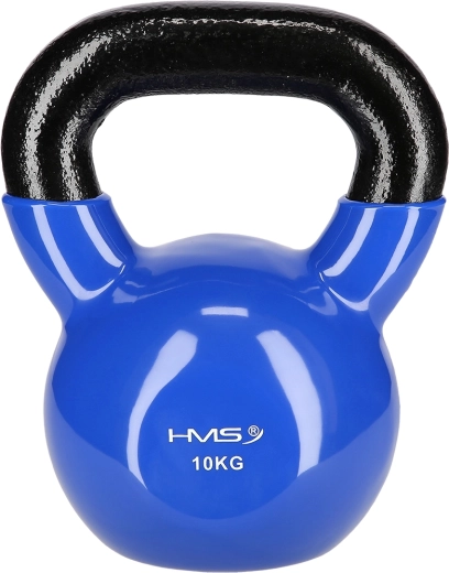 Kettlebell HMS 10 kg cu suprafață din vinil