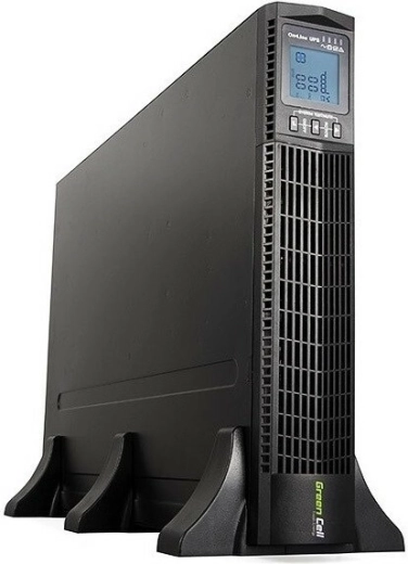 Sursă de alimentare neîntreruptibilă (UPS) GREEN CELL RTII 3000 VA cu LCD (Online, rackmount)