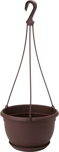 Ghiveci suspendat Malta 27 cm maro
