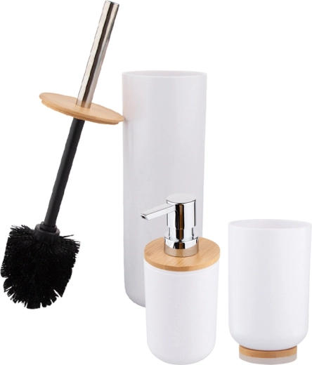 Set complet de accesorii pentru chiuvetă și toaletă