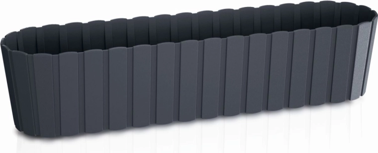 Jardinieră din plastic Boardee Case antracit 58,7 cm