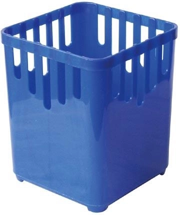 Suport de scurgere pentru tacâmuri, pătrat, 1 compartiment, plastic, mix de culori